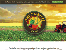 Tablet Screenshot of familyfarmersdirect.com